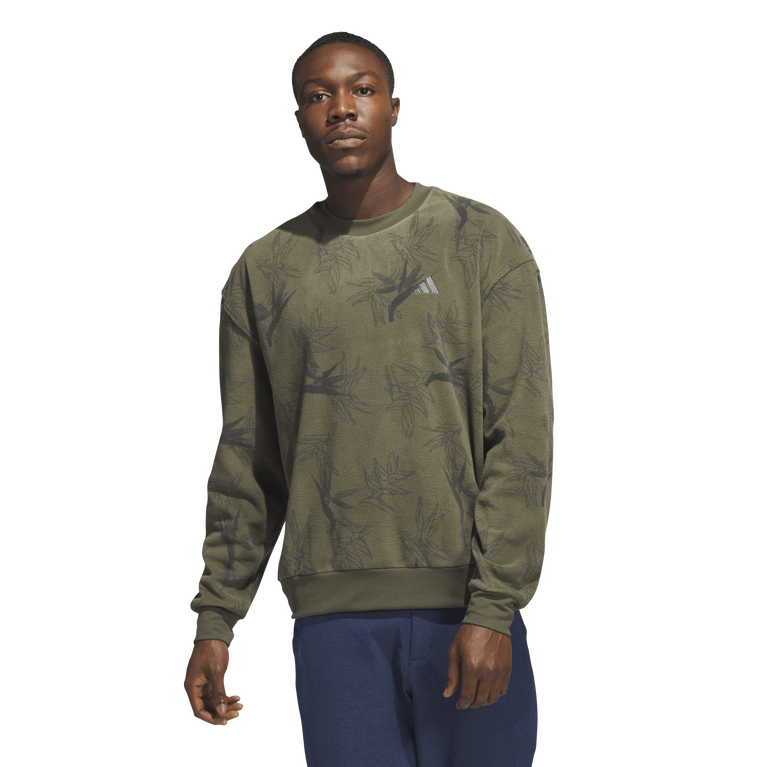 Adidas originals fleece crew hot sale sweatshirt